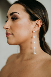 MIKA EARRINGS In Gold And Pearl