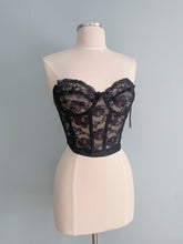 Load image into Gallery viewer, LILTEX Lace Illusion Bustier Size 34C
