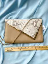 Load image into Gallery viewer, ALDO Python Envelope Handbag
