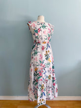 Load image into Gallery viewer, JOE FRESH Tropical Floral Cotton Maxi Flutter Strap Size M
