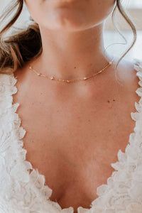 OLENA NECKLACE in gold
