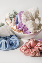 Load image into Gallery viewer, RECLAIMED Satin Scrunchie in Champagne

