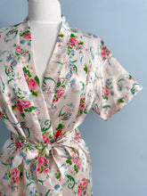 Load image into Gallery viewer, AISHAYILA Satin Floral Robe One size fits many
