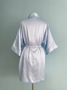AUDREY LANE Satin Robe Short Sleeve Size 10/M