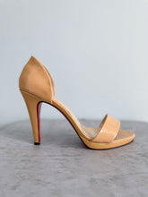 Load image into Gallery viewer, FAUX LOUBOUTIN Patent Sandal Pump Size 10

