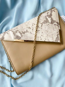 ALDO Python Envelope Handbag