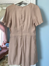 Load image into Gallery viewer, BANANA REPUBLIC Crepe Romper Flutter Sleeve Key Hole Size 0
